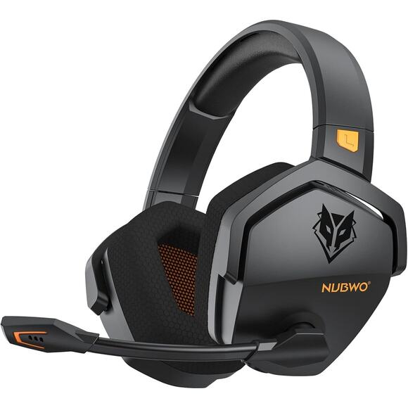 NUBWO G06 Dual Wireless Gaming Headset with Microphone for PS5, PS4, PC - 23ms L